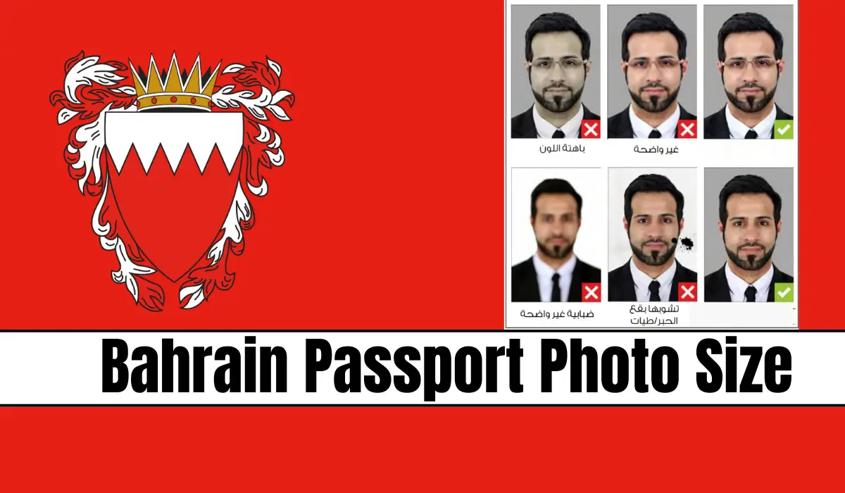 Bahrain Passport Photo Size